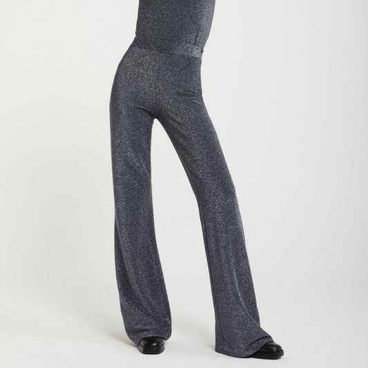 - Lurex Trousers - Silver