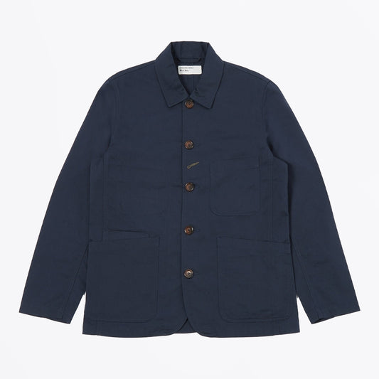 - Twill Bakers Jacket - Navy