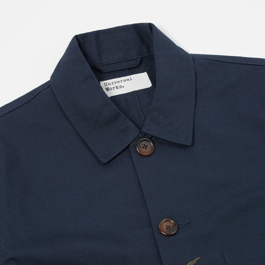 - Twill Bakers Jacket - Navy