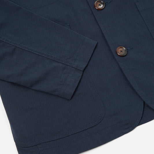 - Twill Bakers Jacket - Navy