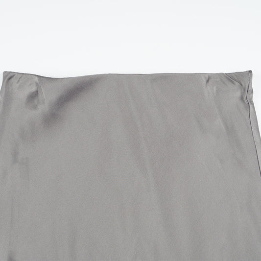 - Viscose Midi Skirt - Grey
