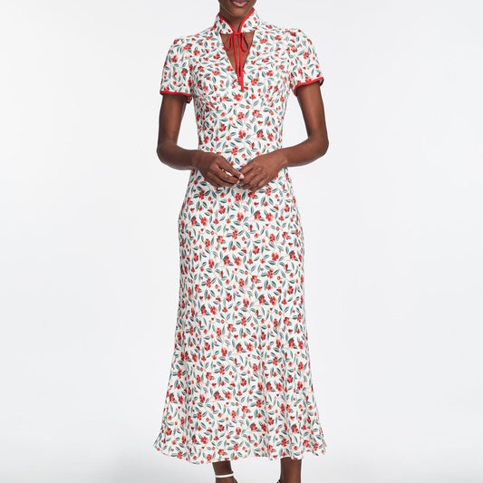 Jacquetta V-Neck Maxi Dress - Floral