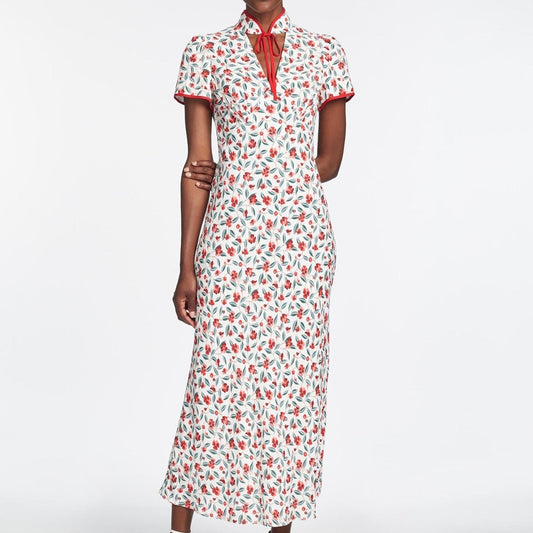 Jacquetta V-Neck Maxi Dress - Floral