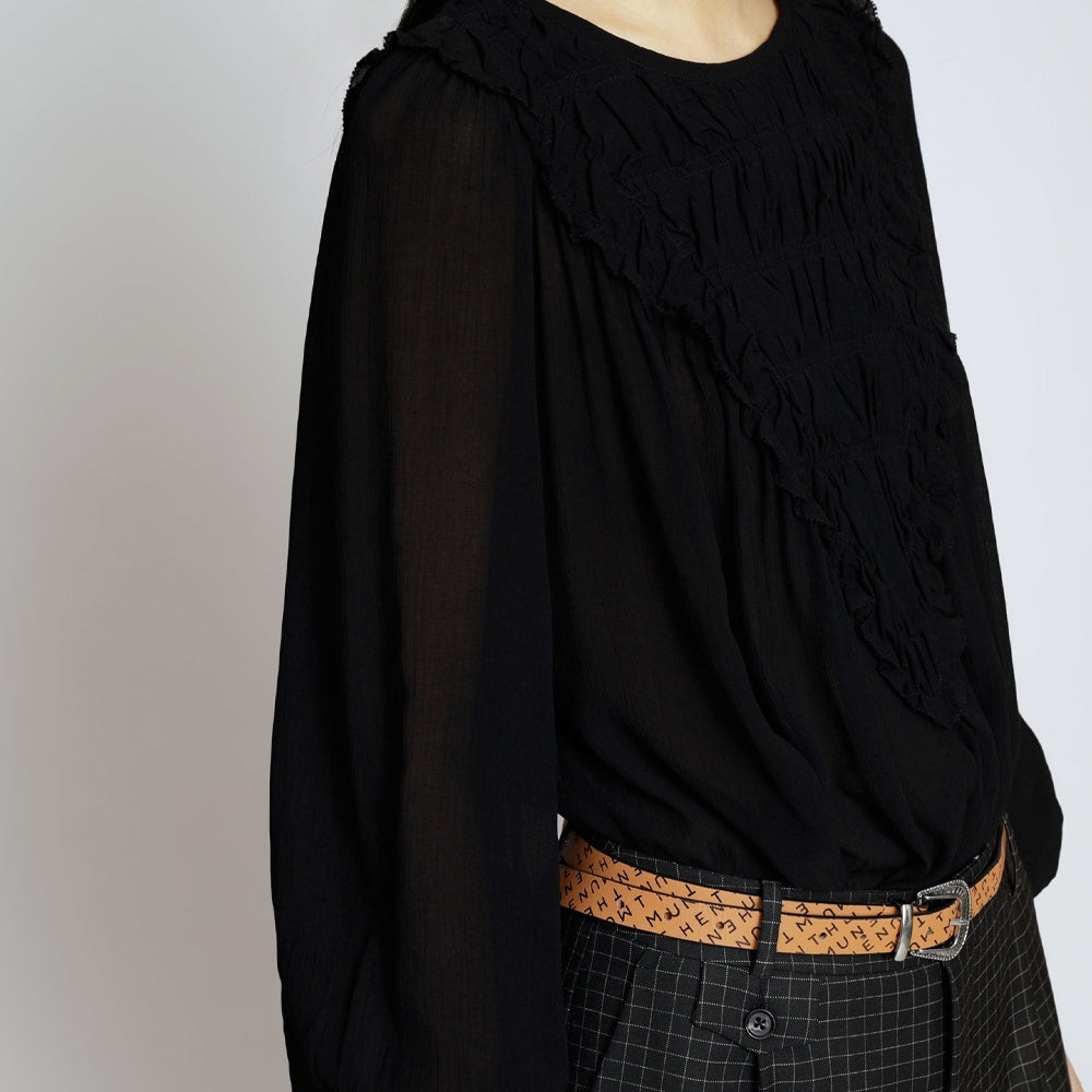 - Explain Top - Black