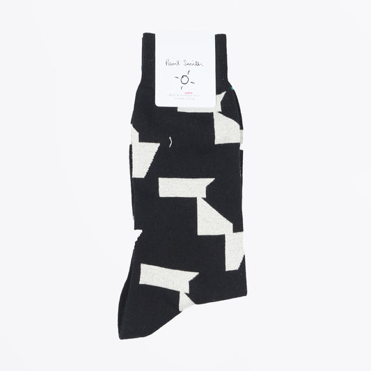 - Dorian Geo Socks - Black