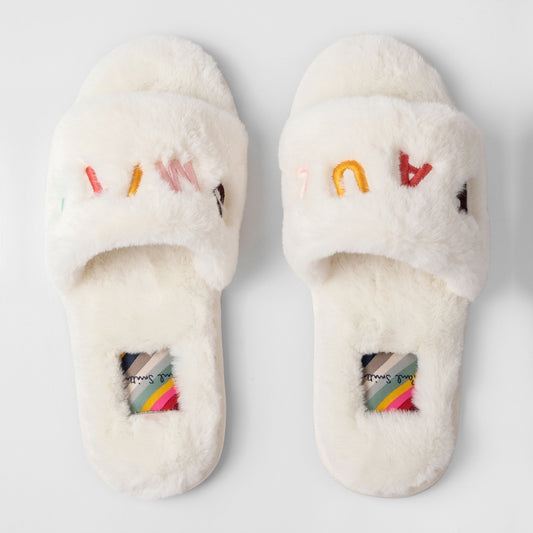Juniper Faux Shearling Slipper - Cream