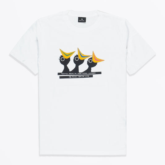 - Birds T-Shirt  - White