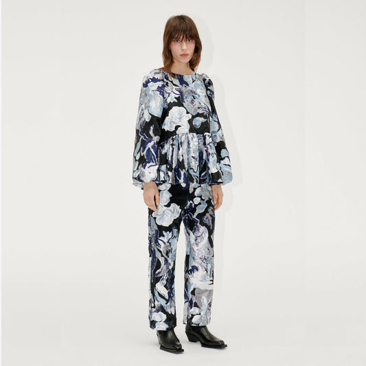 - Isra Trousers - Icy Flower