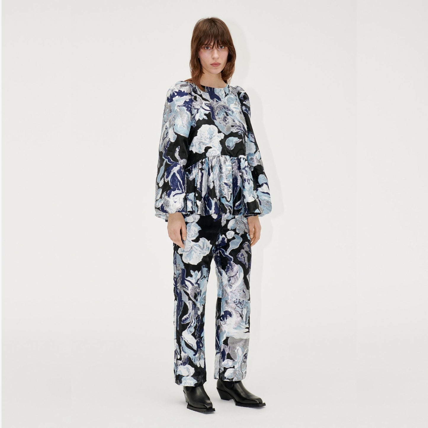 - Isra Trousers - Icy Flower