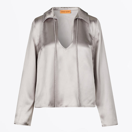 Klive Top - Grey Stone
