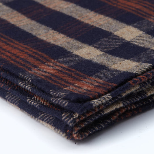 - Travers Scarf Becker - Navy/Beig
