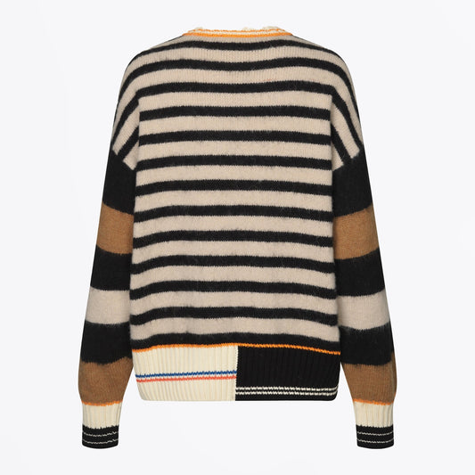 - Shea Alpaca Sweater - Multi Stripe