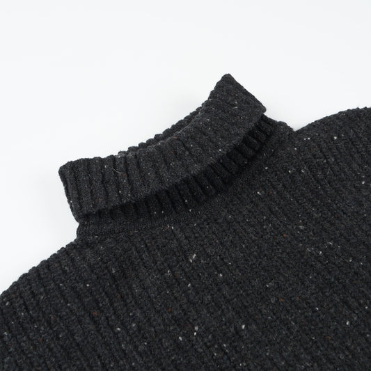 - Talbot Roll Neck Knit - Grey/Slate