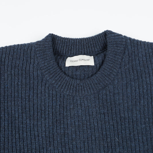 - Blenheim Crew Knit - Navy