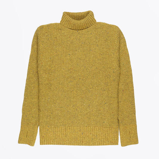 - Talbot Roll Neck Knit - Yellow