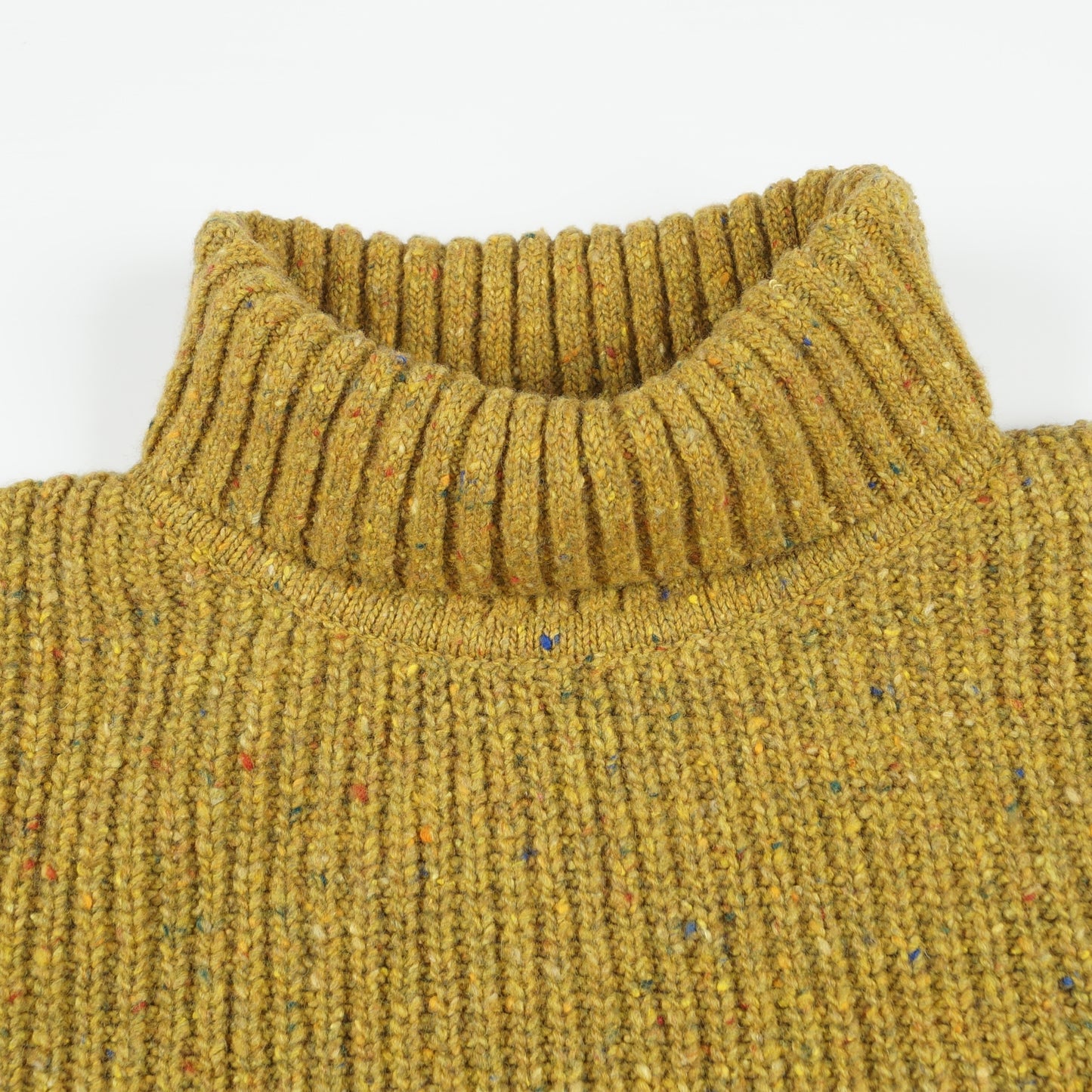 - Talbot Roll Neck Knit - Yellow