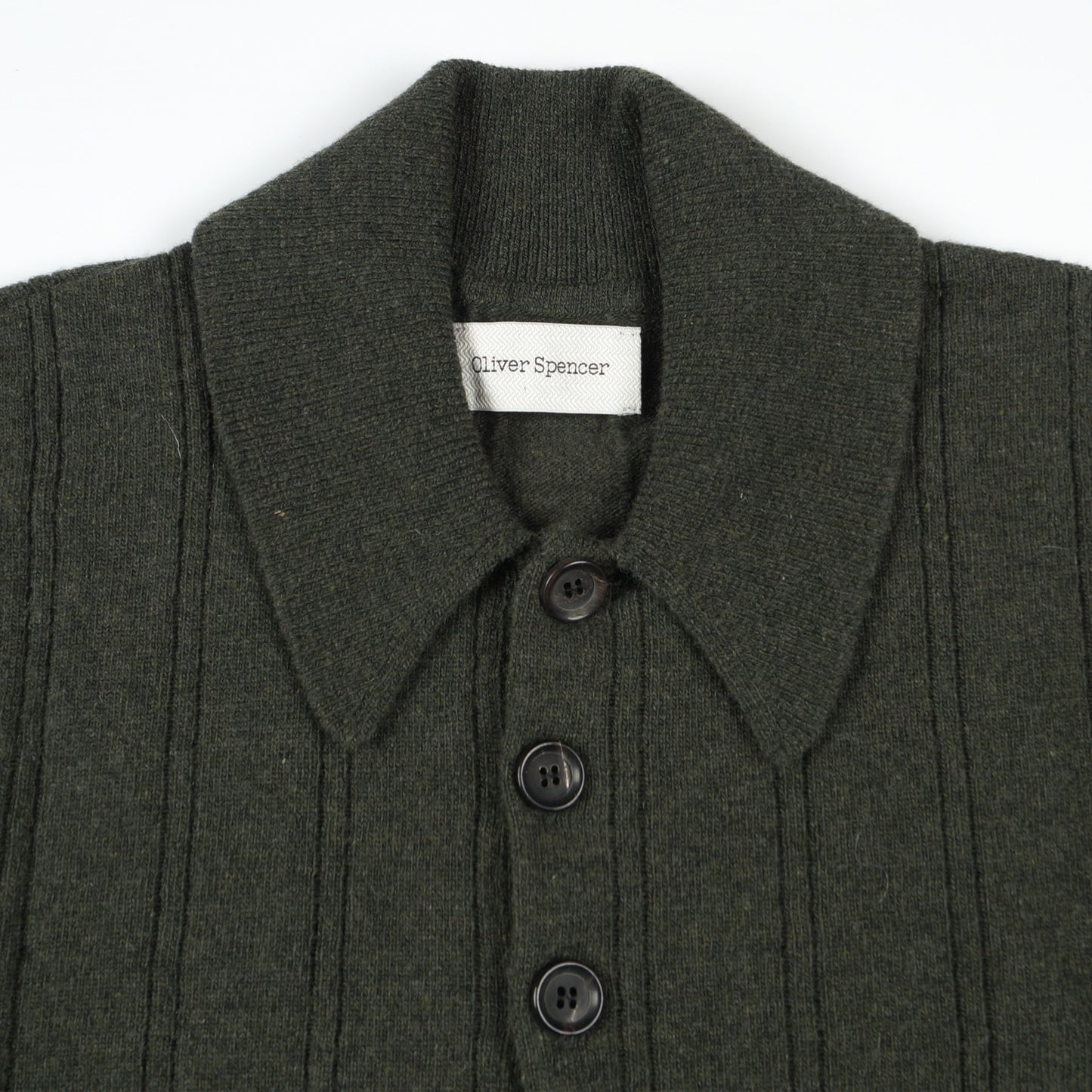 - Pablo Knitted Polo - Olsen Green