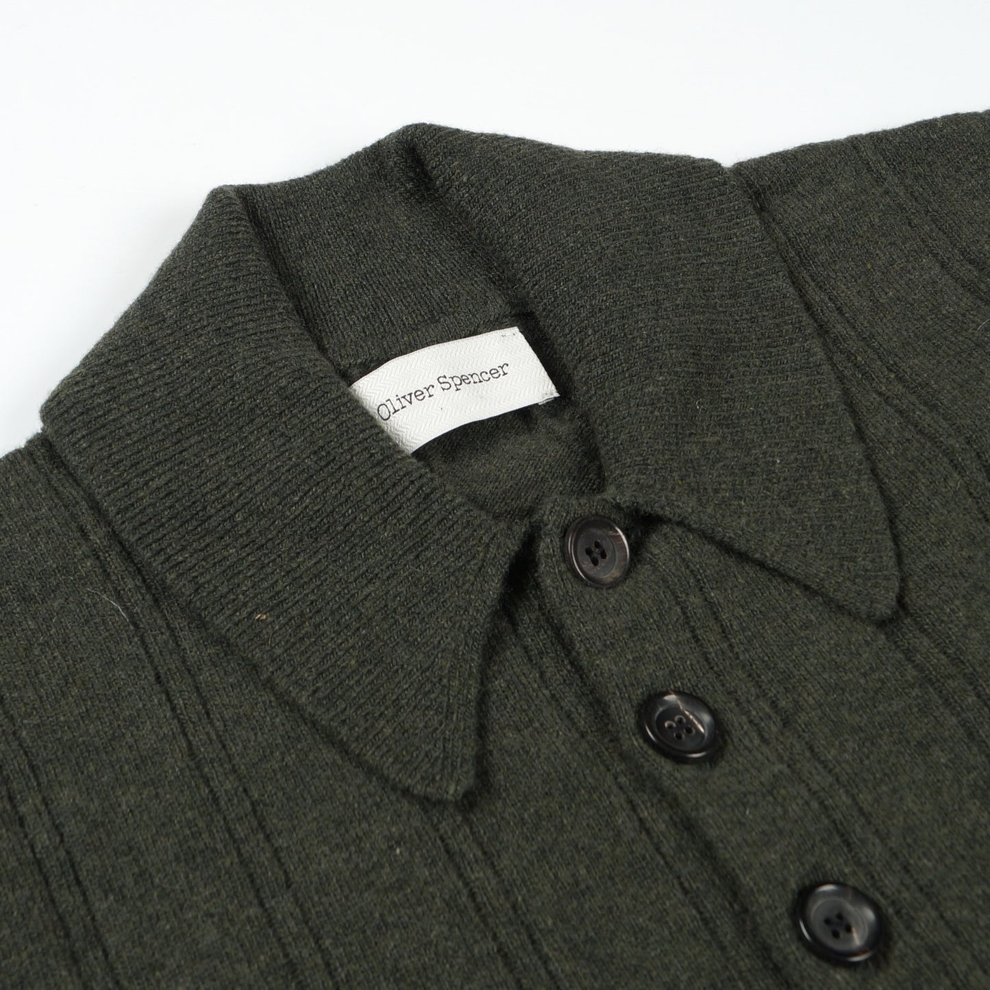 - Pablo Knitted Polo - Olsen Green
