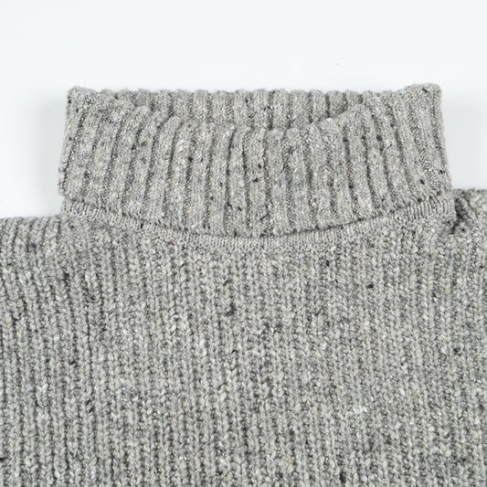 - Talbot Roll Neck Knit Keswick - Grey