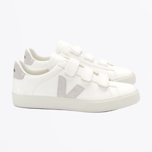 - Recife Logo Chromefree Leather - White/Natural