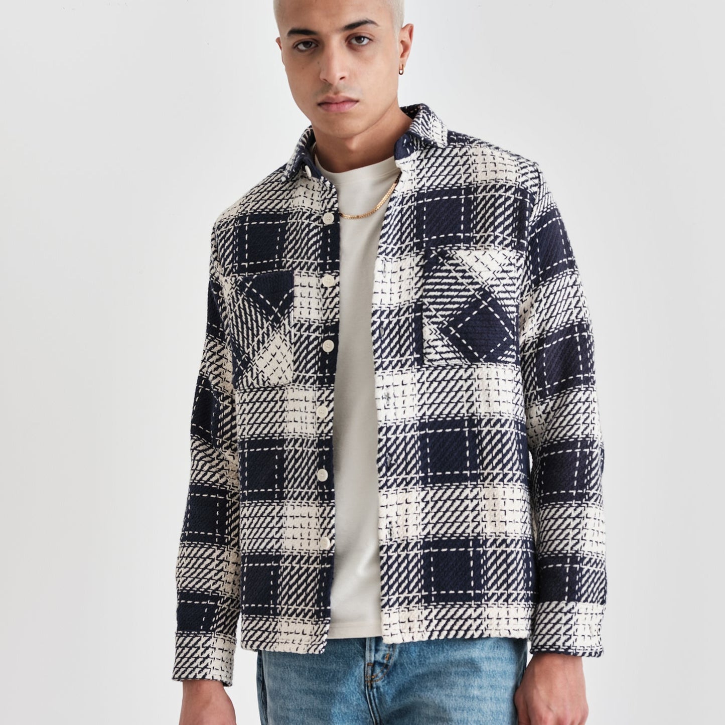 - Whiting Overshirt Beatnik - Marine