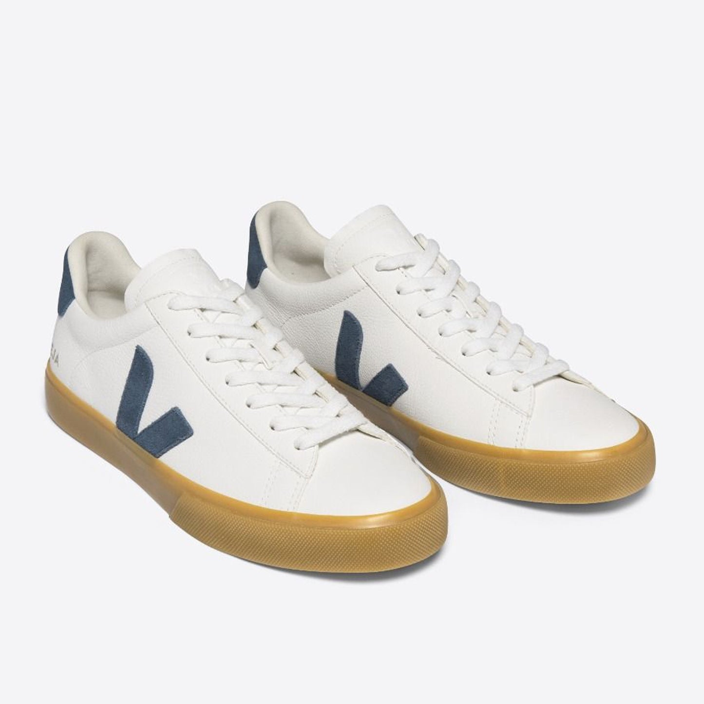 - Campo Chromefree Leather Sneak - White/Natural