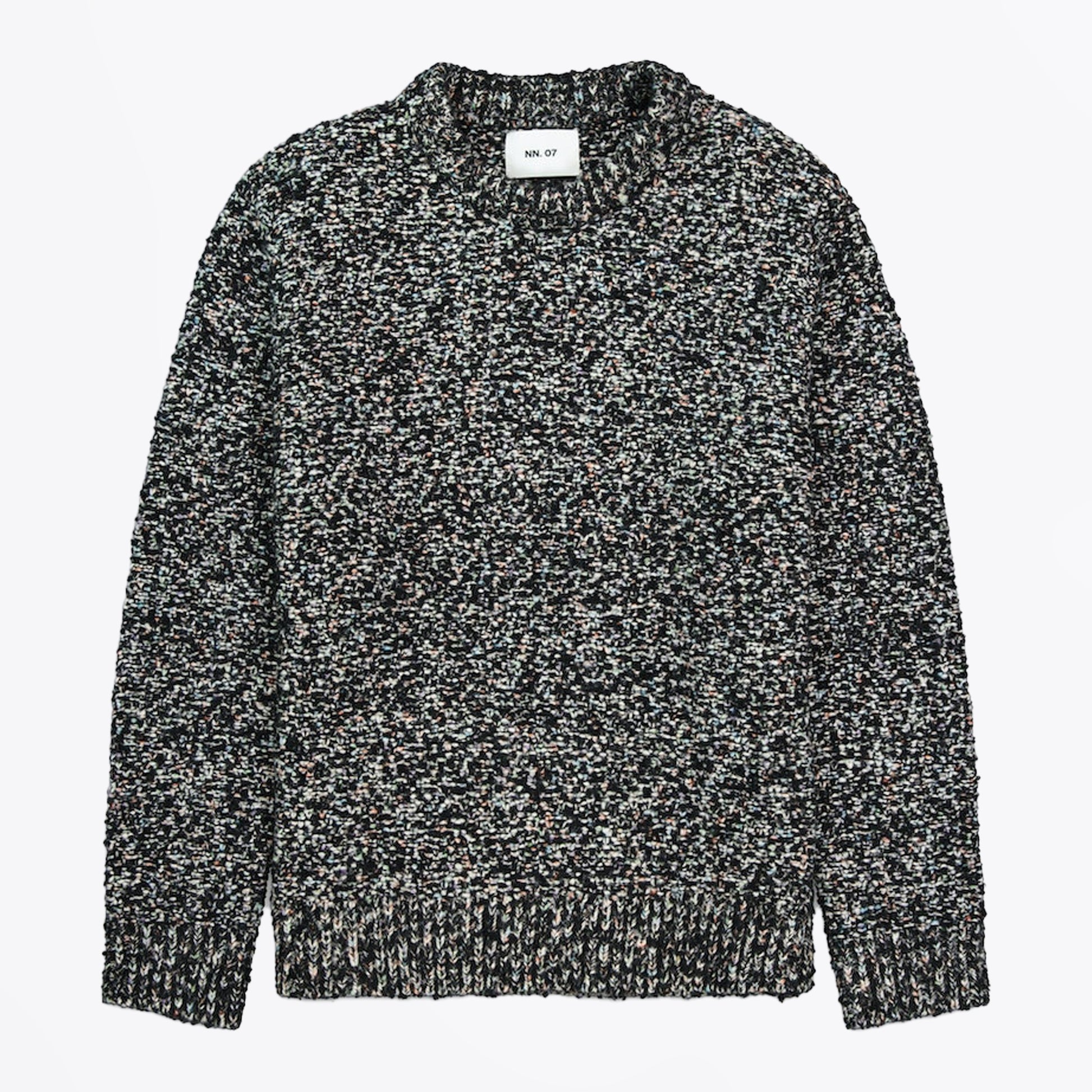 NN07 - Jason Sweater - Black Melange