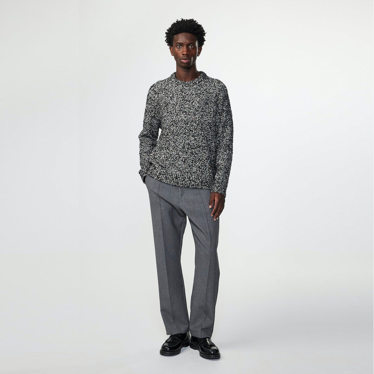 - Jason Sweater - Black Melange