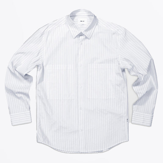 Freddy Striped Shirt - White Stripe
