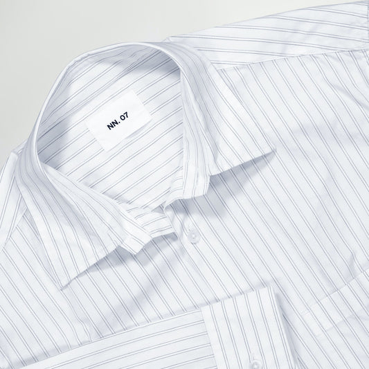 Freddy Striped Shirt - White Stripe