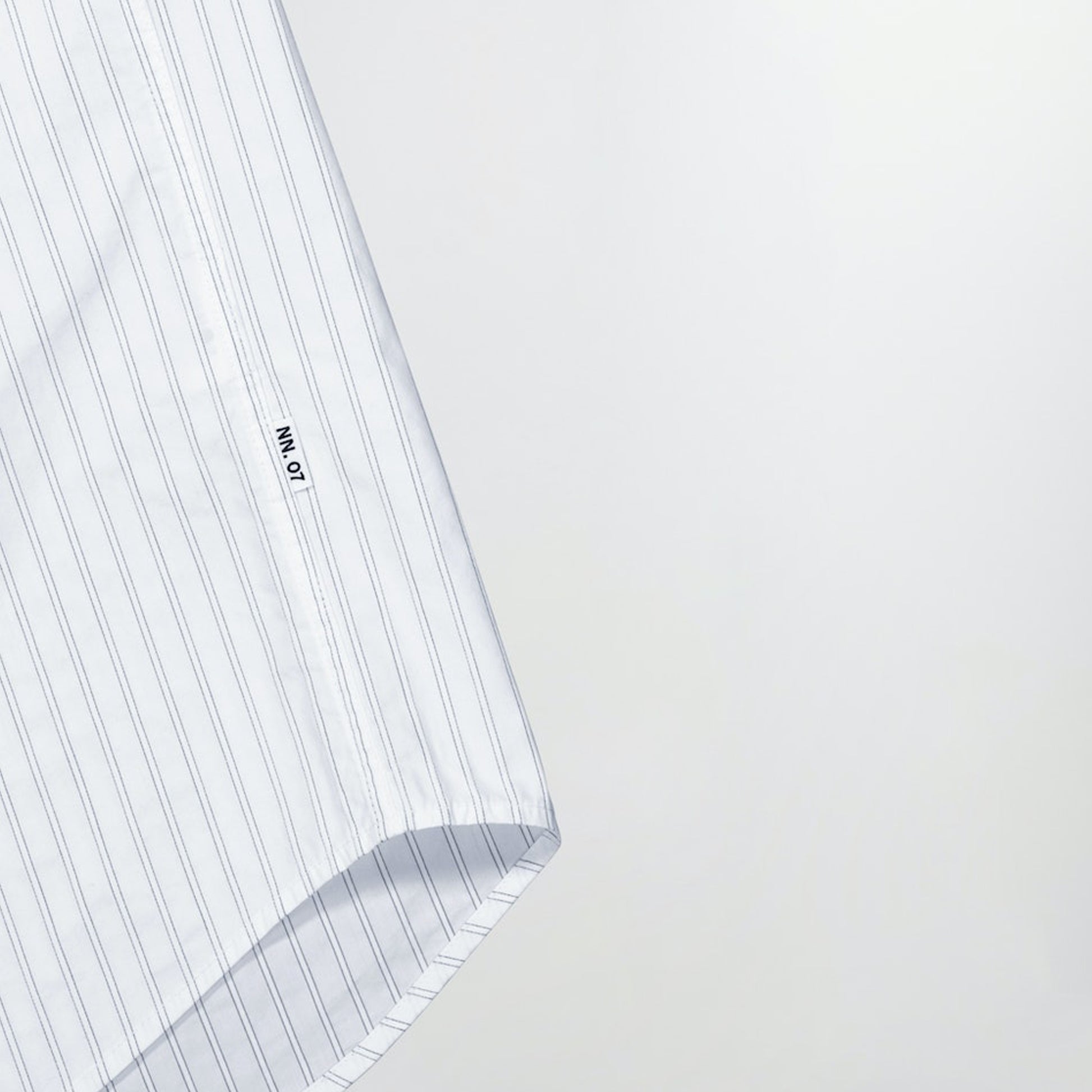 NN07 Freddy Striped Shirt - White Stripe