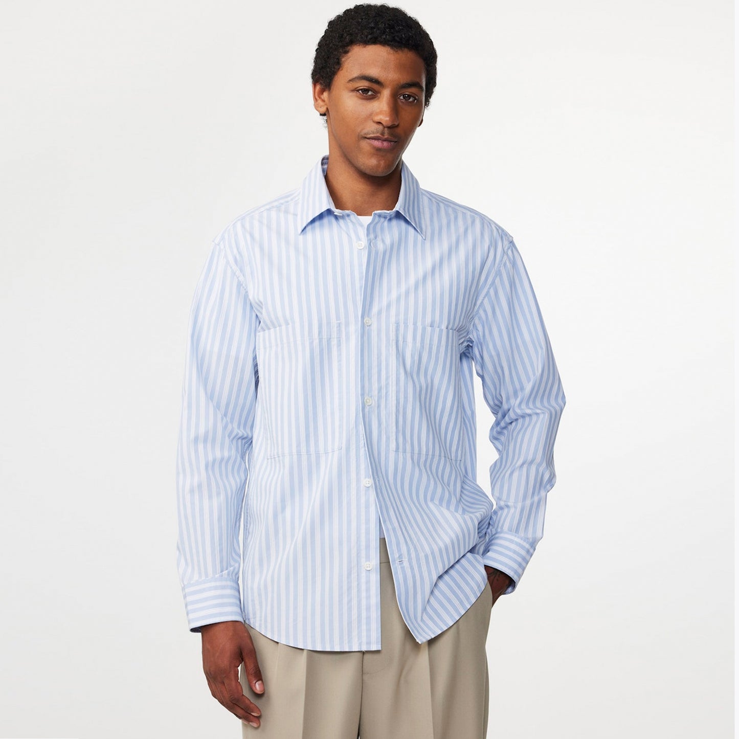 Freddy Striped Shirt - Blue Stripe