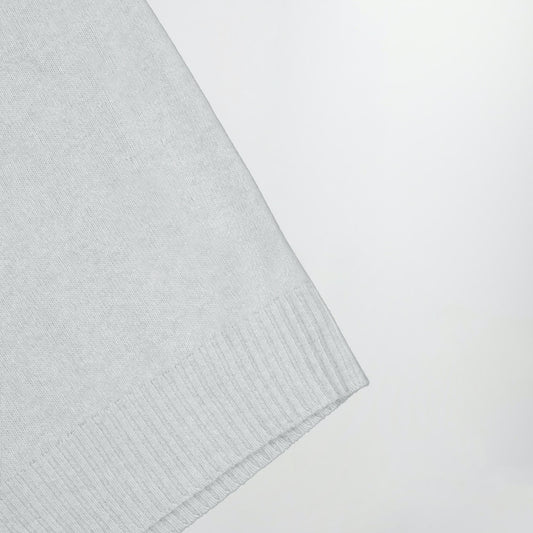 - Clarke Mock Neck Sweater - Light Grey