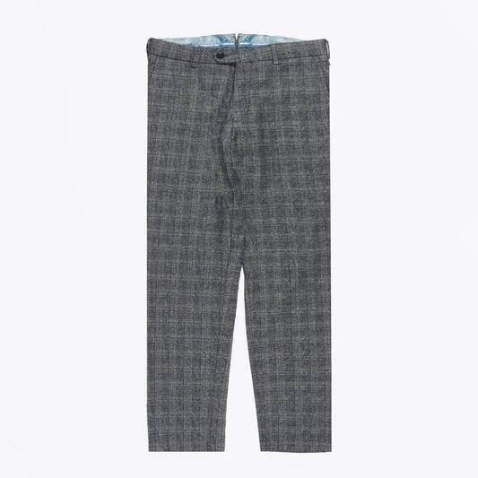 - Lupus Grey Check Chino - Grey
