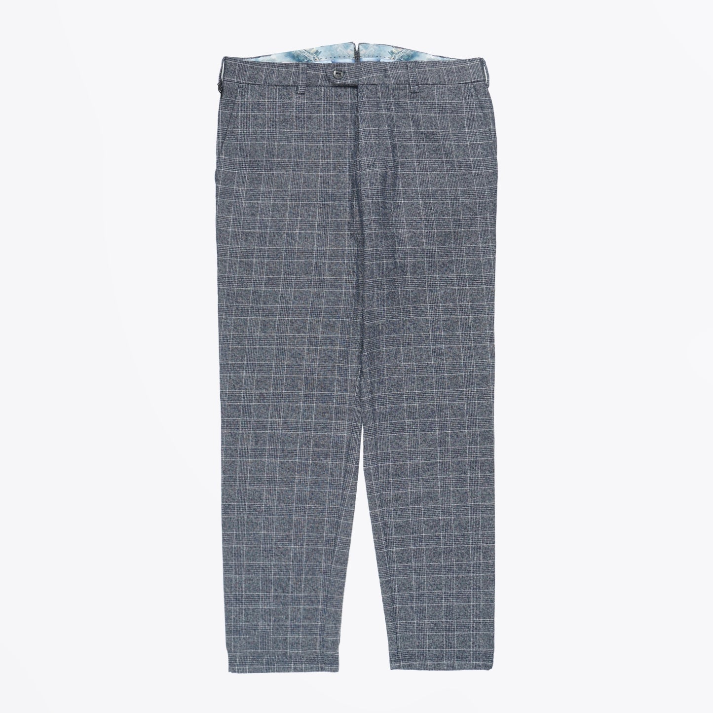 - Lupus Navy Check Chino - Navy