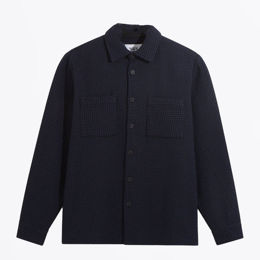 - Whiting Overshirt Stepney - Navy/Black