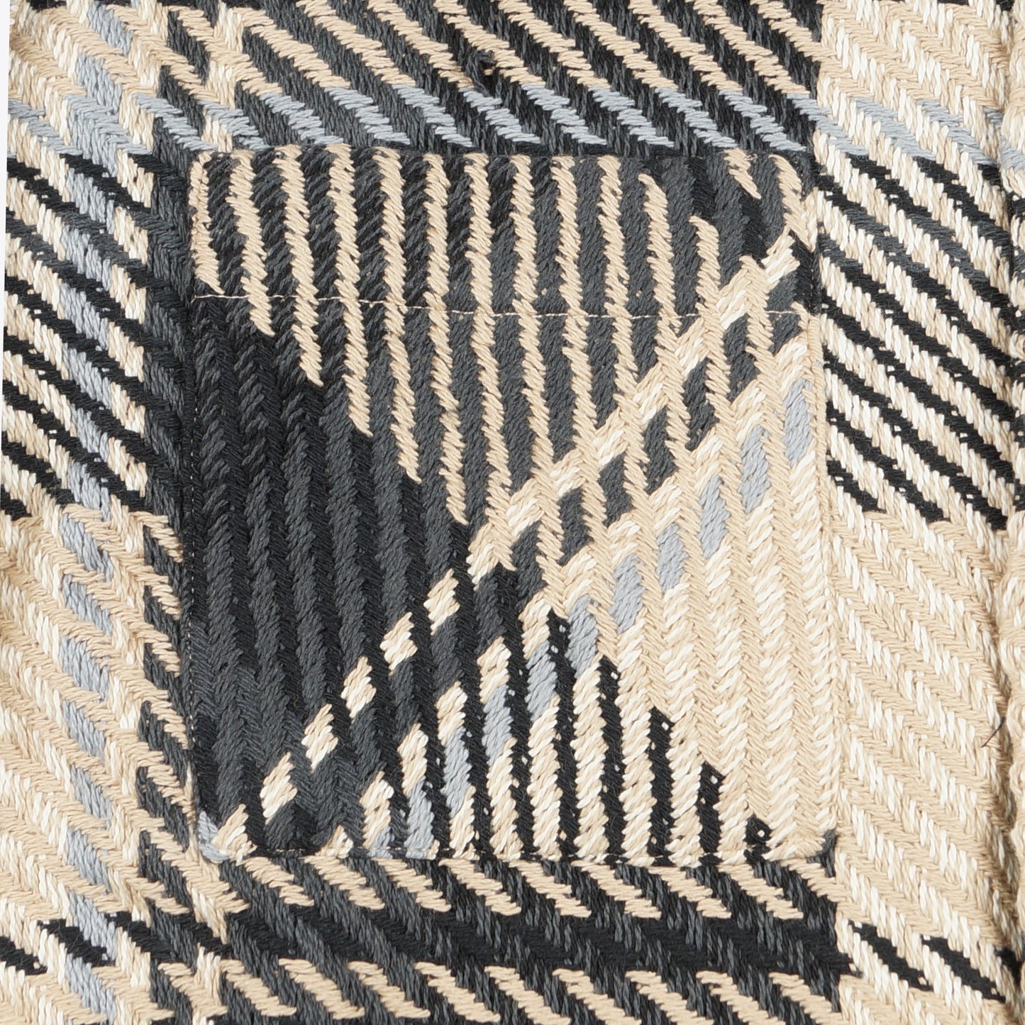 - Whiting Overshirt Check - Black/Ecru