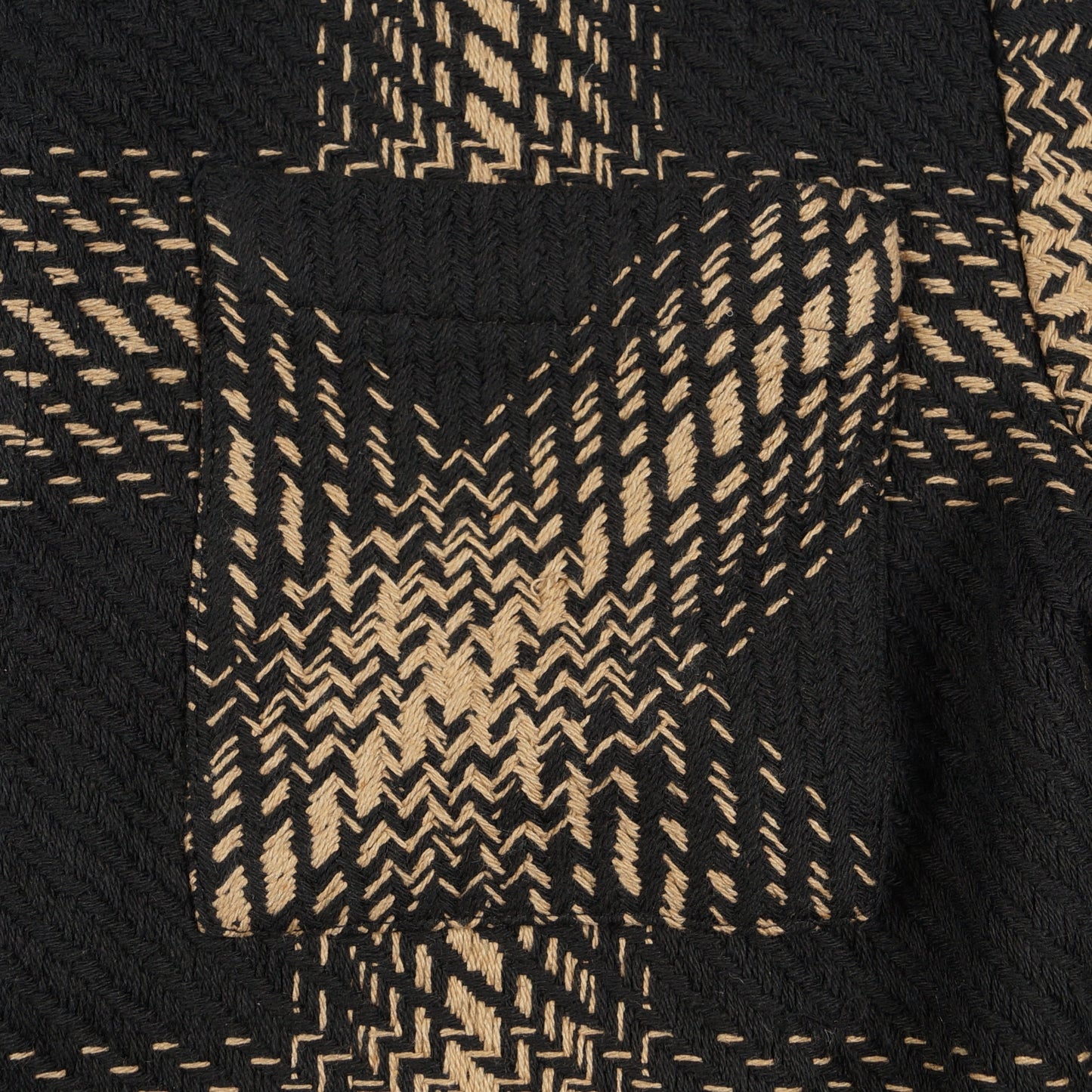 - Whiting Overshirt Zap Check - BlacK/Biege