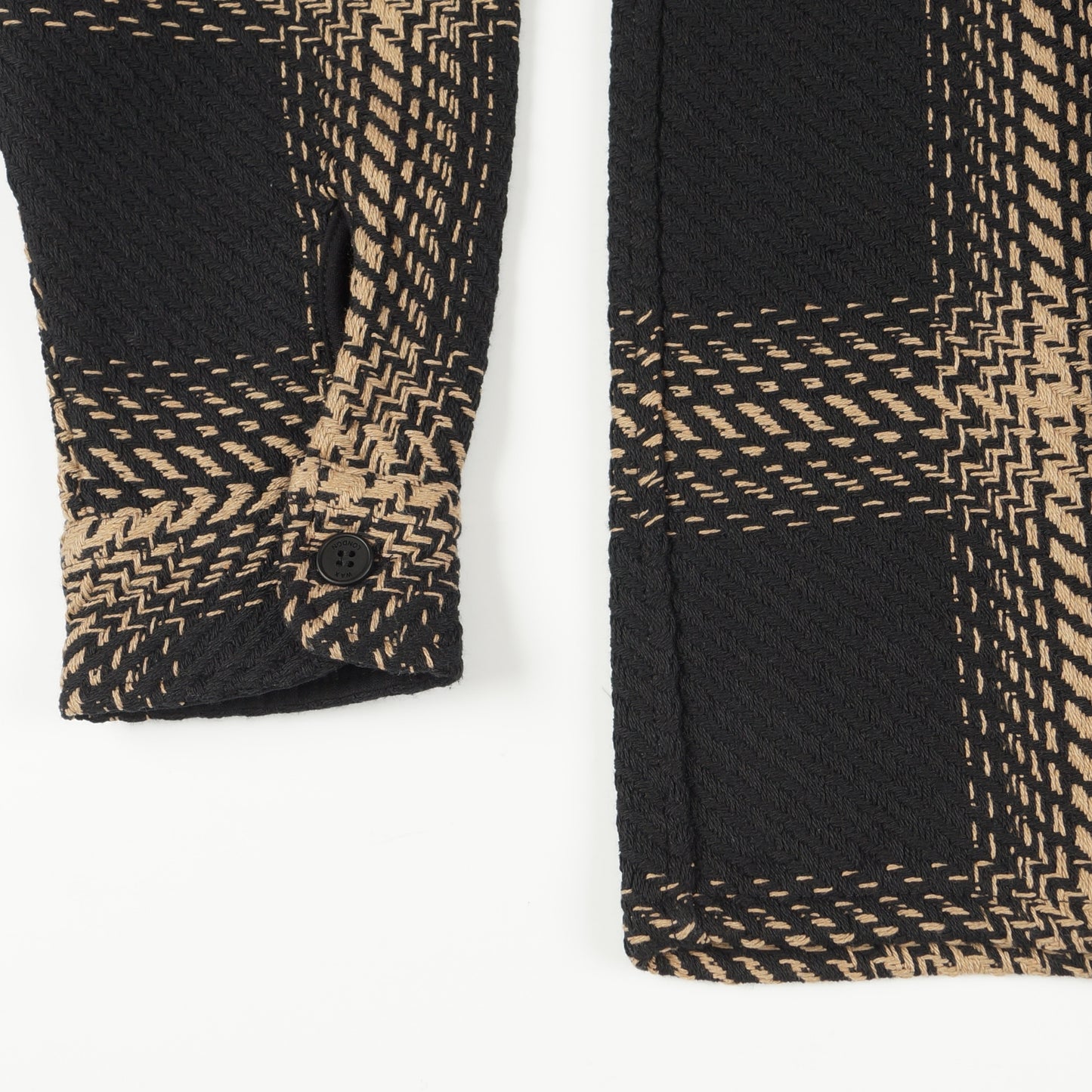 - Whiting Overshirt Zap Check - BlacK/Biege