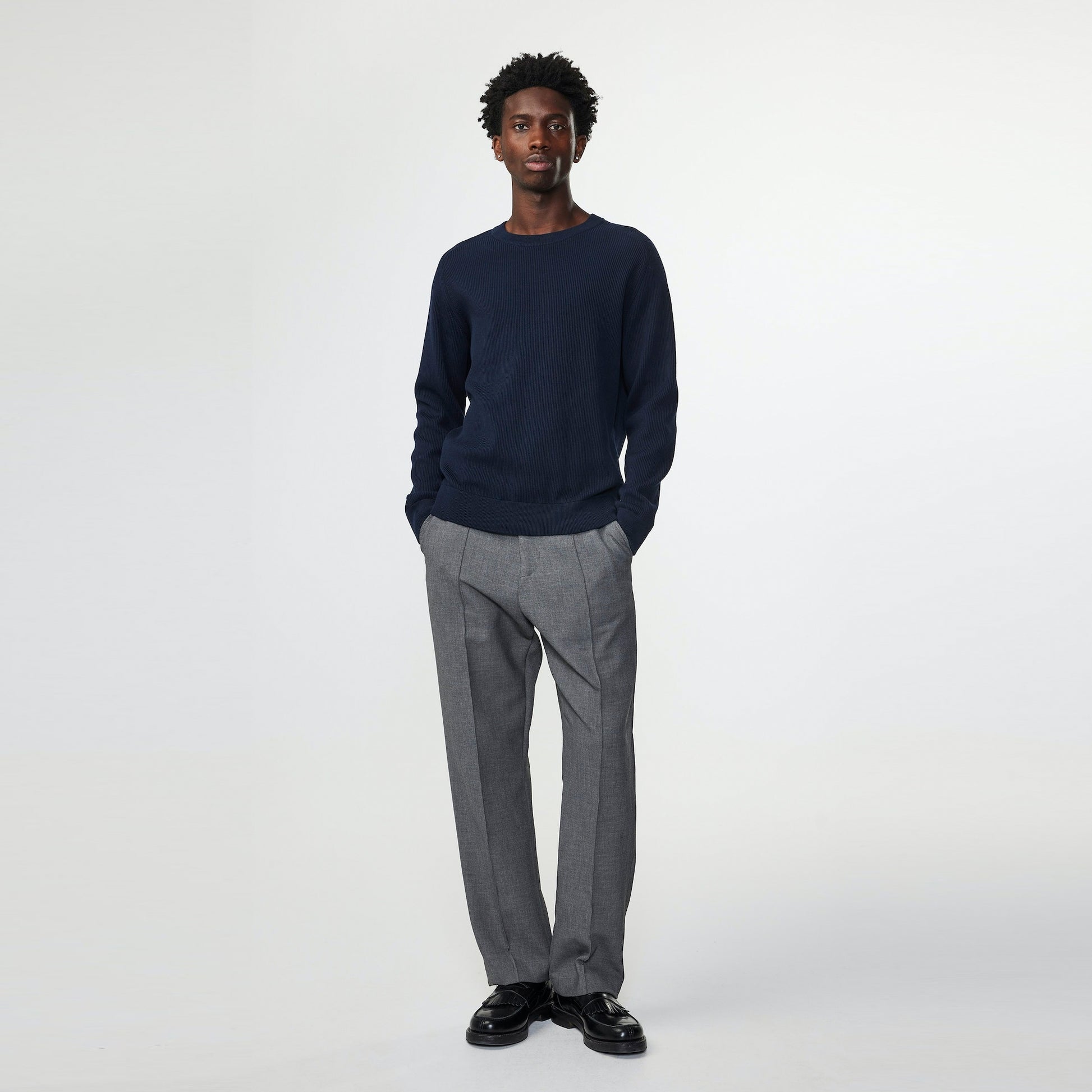 NN07 Kevin Sweater - Navy/Blue