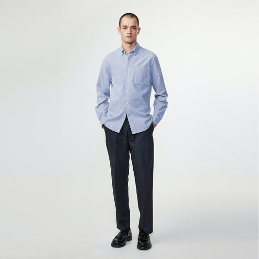 - Arne Oxford Shirt - Navy