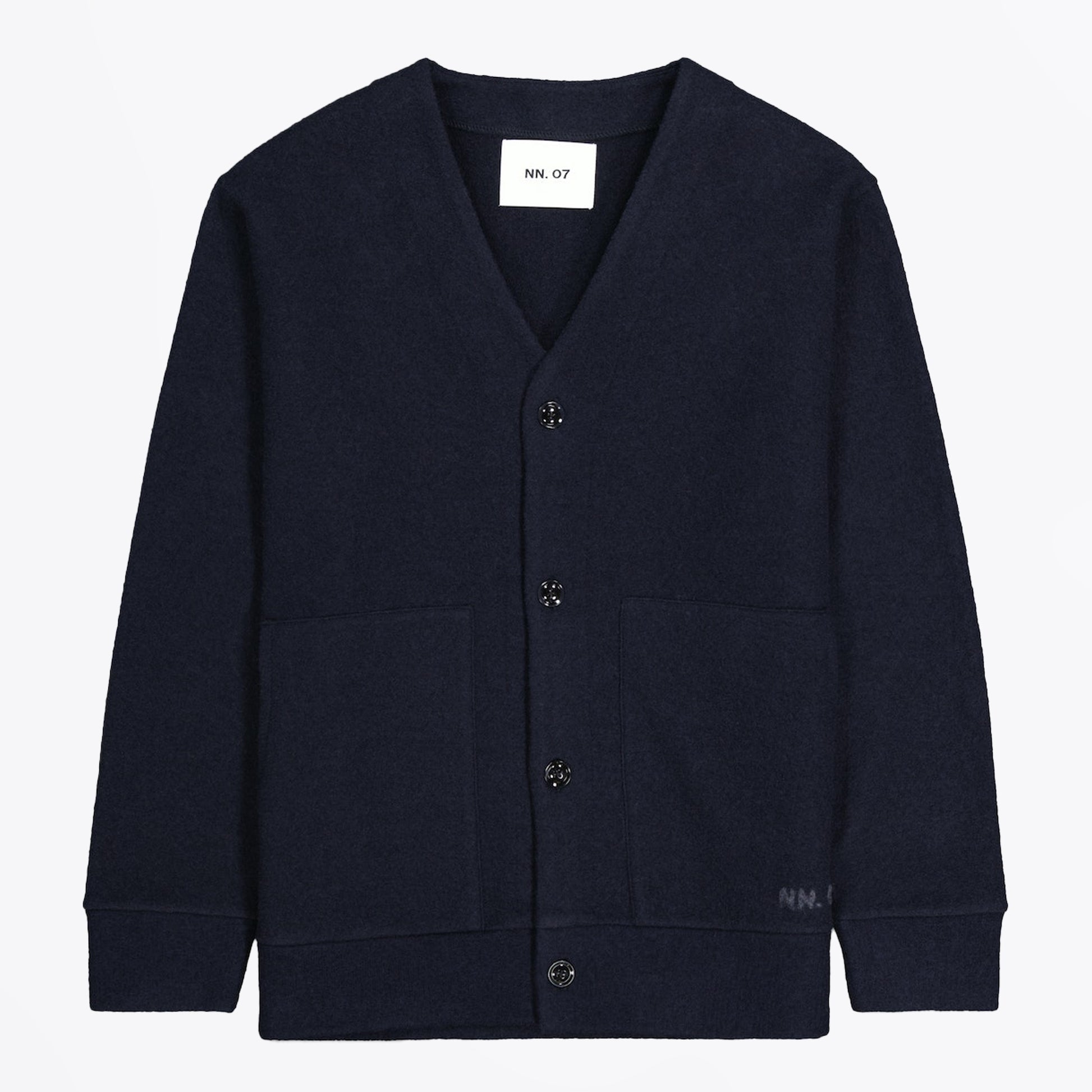 NN07 Ice Merino Cardigan - Navy