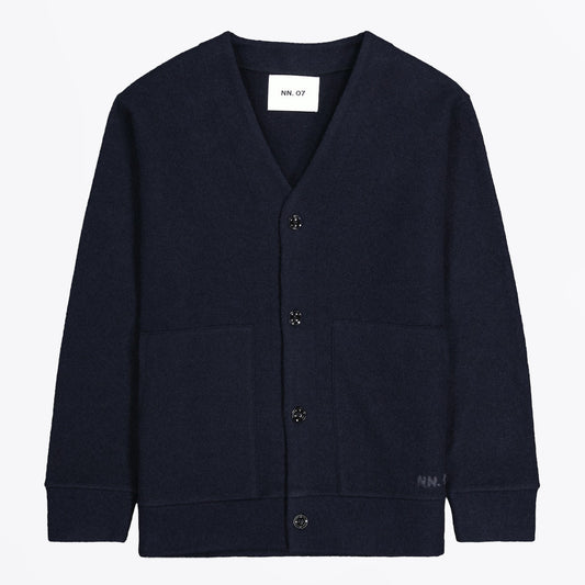 Ice Merino Cardigan - Navy