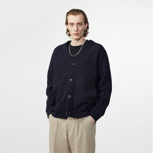Ice Merino Cardigan - Navy