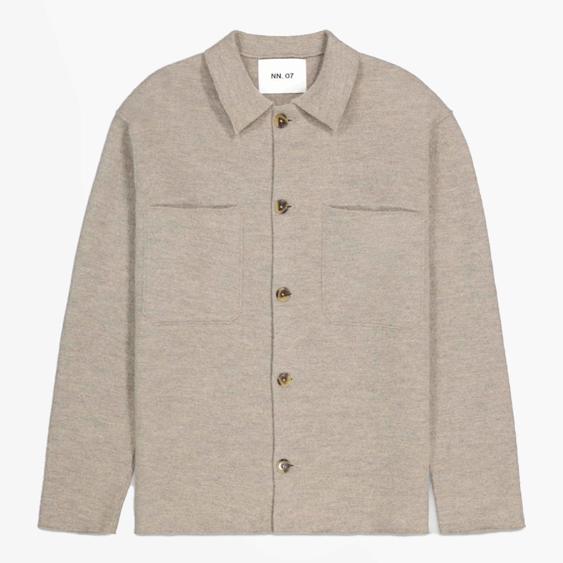 NN07 - Jonas Classic Overshirt - Khaki