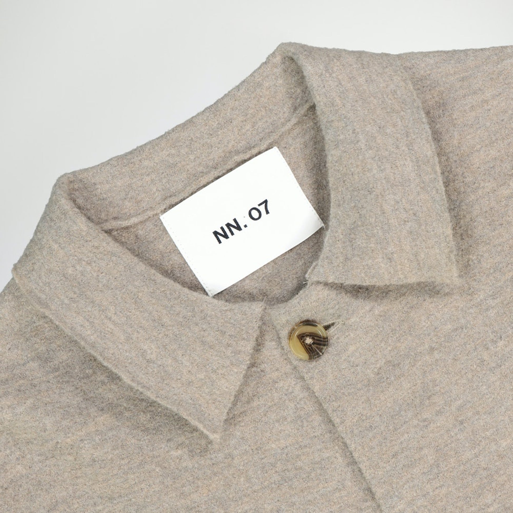 NN07 - Jonas Classic Overshirt - Khaki
