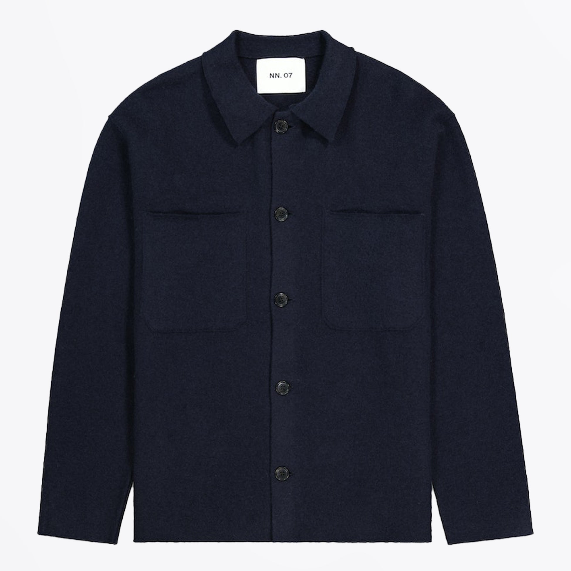 NN07 Jonas 6398 Classic Overshirt - Navy