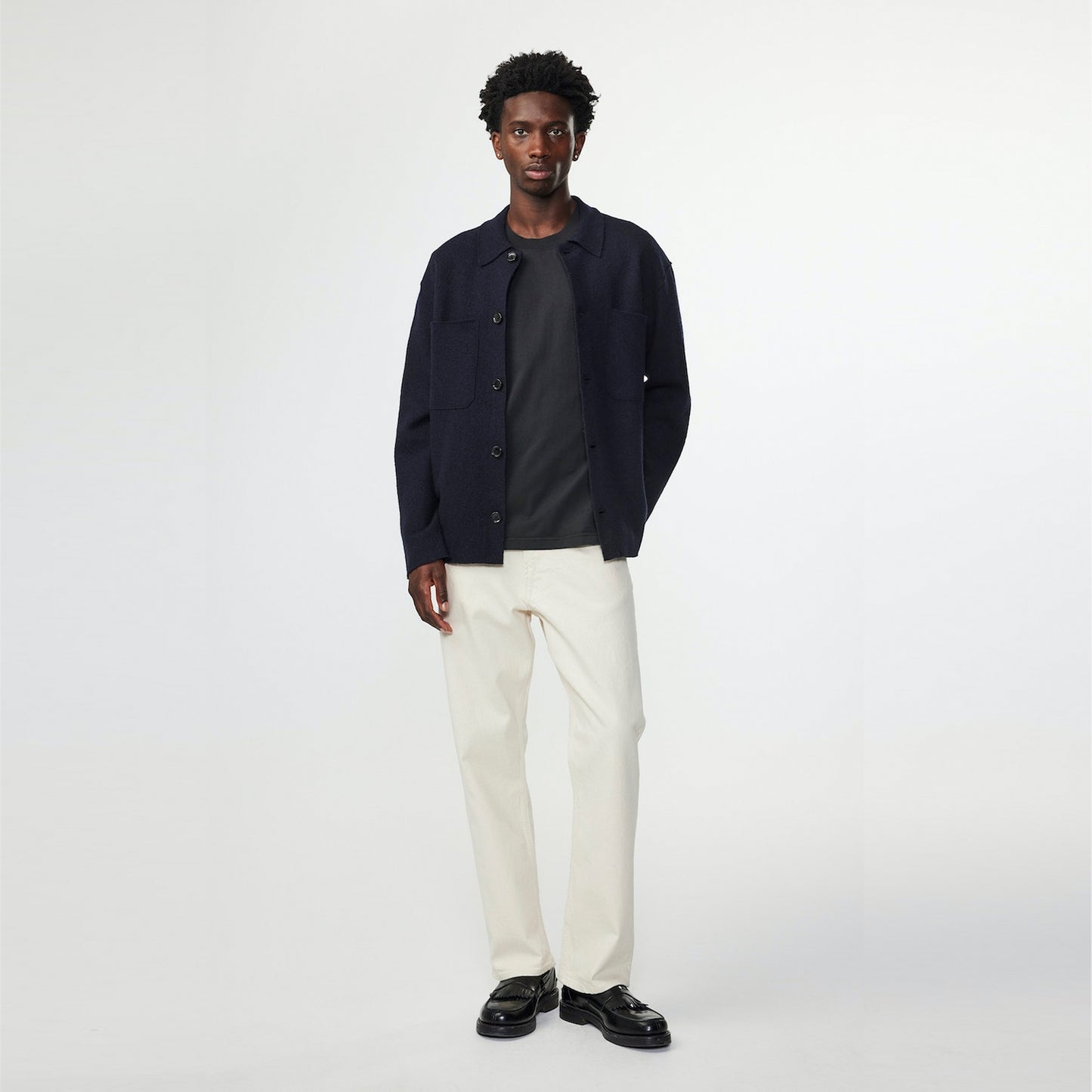 Jonas 6398 Classic Overshirt - Navy