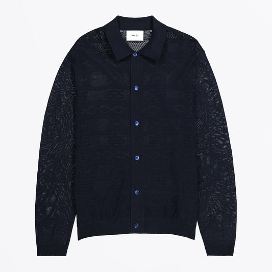 - Thor Polo Cardigan - Navy\Blue