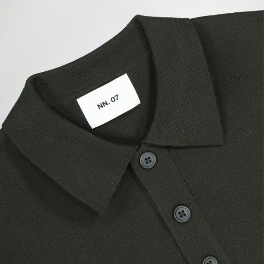 Harald Knitted Polo - Army
